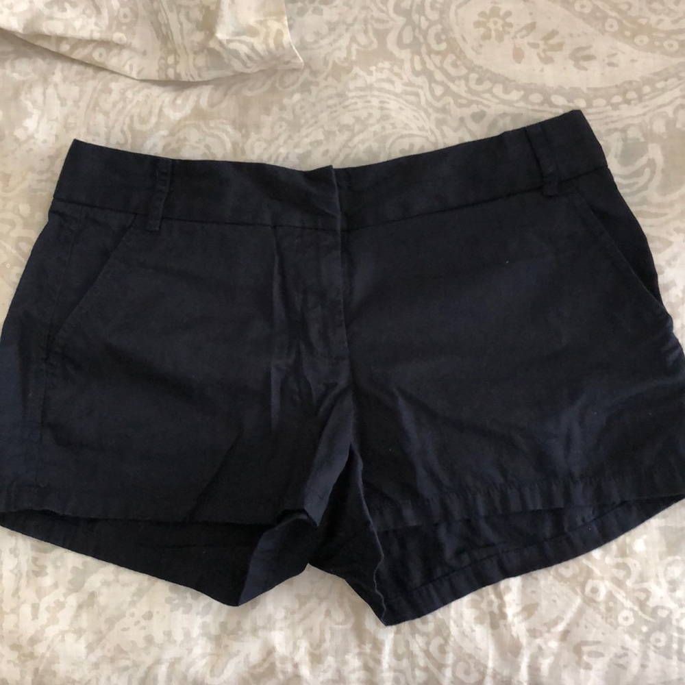 Like new J. Crew Chino navy blue shorts size 6